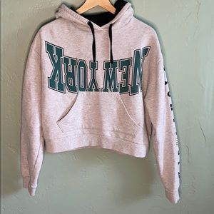 Topshop New York Cropped Sweatshirt 6